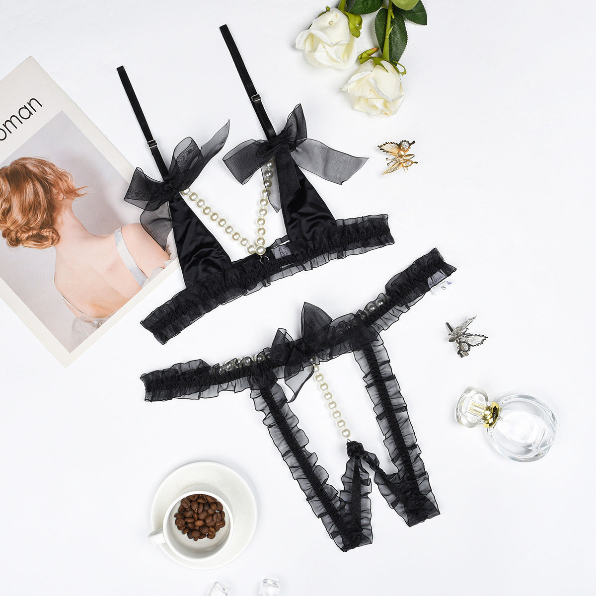 Hedda Pearl Lingerie Set