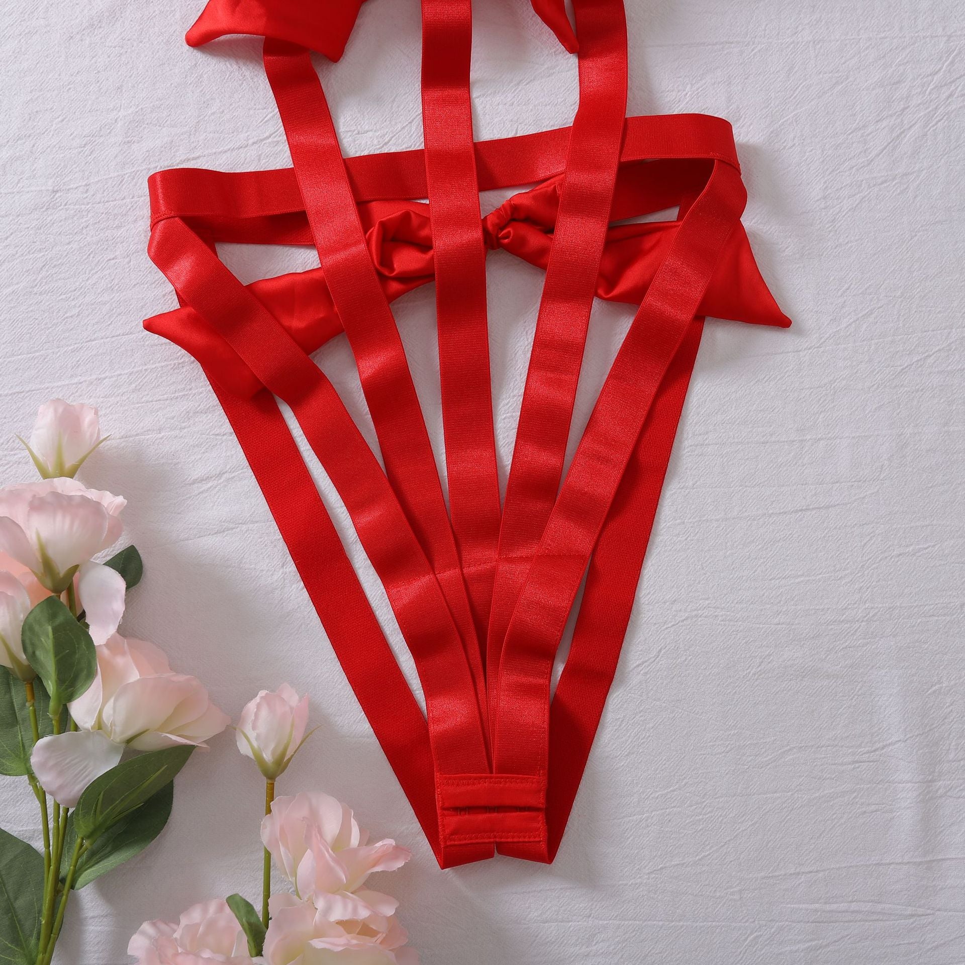 Kiss Me Red Bodysuit