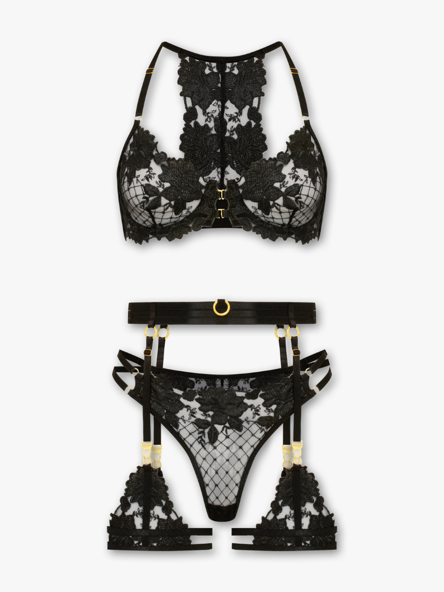 Norma Lingerie & Garter Set