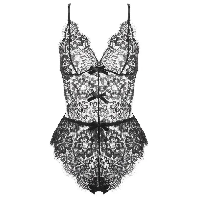 Obsidian Lace Bodysuit Mono Shyla